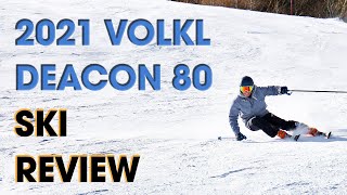 2021 Volkl Deacon 80 Ski Review  Auski Australia [upl. by Lenehc]