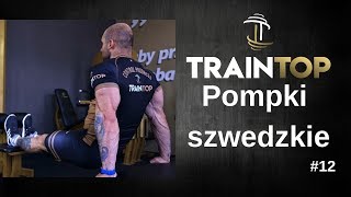 12 POMPKI SZWEDZKIE  Ćwiczenie na triceps  Trening  TrainTop [upl. by Annissa215]