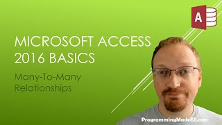 6 Microsoft Access 2016 Basics Many To Many Relationships [upl. by Nibbs386]