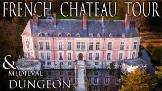 French Chateau Tour  Explore Our Medieval Dungeon [upl. by Ahsika]