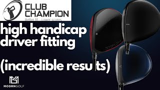 CLUB CHAMPION  HIGH HANDICAP DRIVER FITTING [upl. by Mapes73]