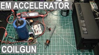 Build Your Own Electromagnetic Accelerator Coilgun  ElementalMaker [upl. by Dadirac829]