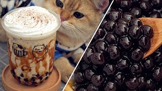 Tapioca Pearls amp Bubble Tea Recipe [upl. by Olson860]