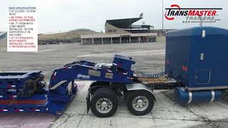 TRIAXLE 5055 TON HRGN LOWBOY STEERABLE STRETCH [upl. by Annadiana]