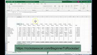 Create an Expense Tracker in Excel in 14 Minutes [upl. by Hokanson]