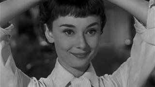 Audrey Hepburn cutest haircut moment in Roman Holiday [upl. by Edyaj]