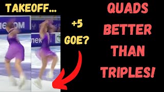 Kamila Valieva Jump ANALYSIS PreRotation  Former Competitive Figure Skater Reacts [upl. by Znarf]