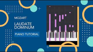 Laudate Dominum Synthesia piano tutorial [upl. by Monteria]