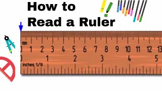 How to read an Inch ruler or tape measure [upl. by Hnim]