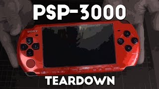 Sony PlayStation Portable PSP3000 Teardown amp Disassembly  PanickedPixel [upl. by Alyahc]