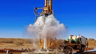 Incredible Modern Borewell Drilling Machines I Never Seen Extreme Ingenious Construction Workers [upl. by Kinch]