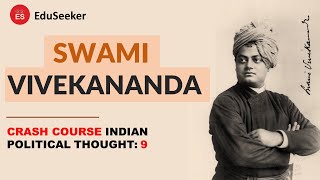 SWAMI VIVEKANANDA  Hindi   Biography and Political Ideas  INDIAN POLITICAL THOUGHT9 [upl. by Ennaylil]