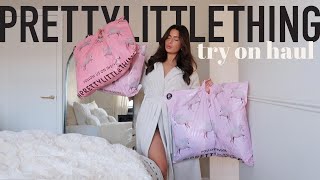 PRETTY LITTLE THING Pink Friday Try On Haul [upl. by Dekeles592]