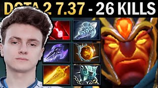 Ember Spirit Gameplay Miracle with 26 Kills and Gleipnir  Dota 2 737 [upl. by Ioved]