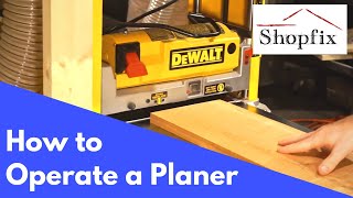 How to Use a Thickness Planer [upl. by Domella]