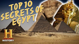 TOP 10 SECRETS OF ANCIENT EGYPT  History [upl. by Hermia]