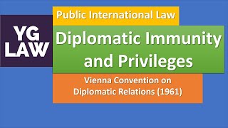 Law of Diplomatic Envoys Counsels and Representatives  Public International Law [upl. by Inimod]