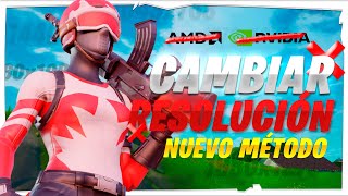 ✅COMO PONER RESOLUCIÓN ESTIRADA FORTNITE SIN TARJETA GRÁFICA [upl. by Phillida268]