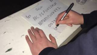 How To Make A Ouija Board At Home That Works and PROOF TUTORIAL [upl. by Aelber]