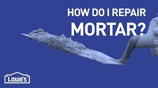 How Do I Repair Mortar  DIY Basics [upl. by Libre674]