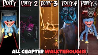 Poppy Playtime Chapter 12345 All Chapters WALKTHROUGH [upl. by Yelahs]