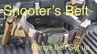 Range Belt  Pistol Shooting Belt Set Up for Tactical Shooting [upl. by Anderegg]