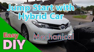 Jump Start from a Hybrid car [upl. by Zadack271]