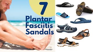 Top 7 Sandals for Plantar Fasciitis [upl. by Hogg103]