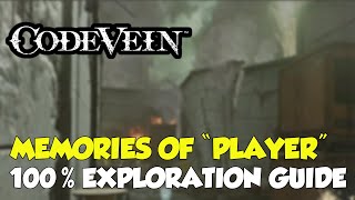 Code Vein Memories Of quotPlayerquot 100 Exploration Guide [upl. by Shanie]