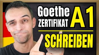 Goethe Zertifikat A1 SCHREIBEN  How to pass the written part  German A1 Goethe Exam [upl. by Doownil]