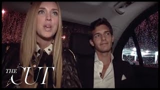 Back of the Benz Chiara Ferragni and Riccardo Pozzoli at New York Fashion Week Spring 2013 [upl. by Flita]