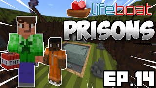 LIFEBOAT PRISON ON MINECRAFT XBOX ONE  EP 14  BUYING THE NEW PRISON TNT AND MINI PRISON MINER [upl. by Alimhaj929]