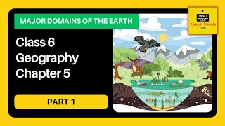 NCERT Class 6 Geography  Chapter 5  Major Domains of the Earth  Part 1 [upl. by Ethbinium978]