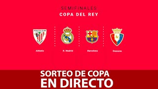 SORTEO de COPA DEL REY en DIRECTO  Diario AS [upl. by Retxab48]