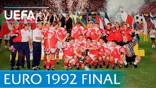 Denmark v Germany UEFA EURO 92 final highlights [upl. by Denyse269]