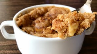 Apple Mug Cake in 1 Minute  Eggless Microwave Apple Cake  Em’s Kitchen [upl. by Oehsen806]