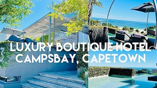 Pod Camps Bay Luxury Boutique Hotel Tour Trendy stylish amp modern with amazing views  Capetown [upl. by Niroc986]