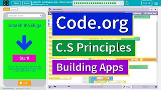 How to Build a Clicker App  Codeorg CS Principles Lesson 521 Tutorial [upl. by Nosneb294]