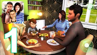 Family Simulator Virtual Mom Game Gameplay Walkthrough Part 1 IOSAndroid [upl. by Elleinad]