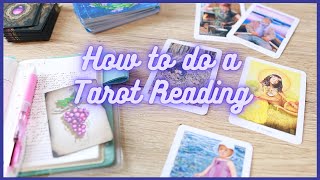 Step by step guide to how to read tarot cards  HOW TO DO A TAROT READING FOR YOURSELF [upl. by Adnilem]