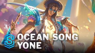 Ocean Song Yone Skin Spotlight  League of Legends [upl. by Murrell501]