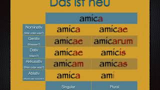 Die Deklination der lateinischen Substantive I LateinLernvideo 5 [upl. by Finkelstein]