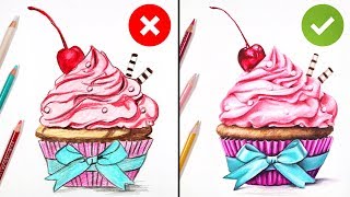 DOS amp DONTS How to Draw with Colored Pencils [upl. by Britni]