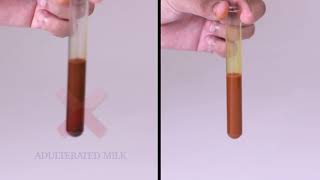 Testing Milk adulteration with Maltodextrin  FSSAI [upl. by Shae]