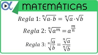 Leyes de los radicales [upl. by Nitreb]