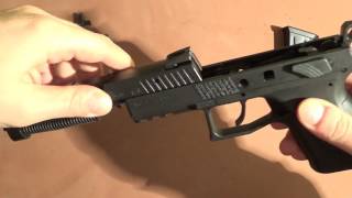 How to disassembly CZ P07 pistol [upl. by Aihsoj]