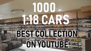 118 Diecast Model Car Collection amp Man Cave 1000 CARS BEST ON YOUTUBE [upl. by Sigvard]