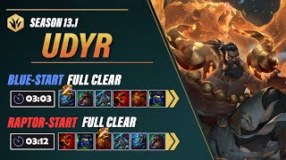 Season 13 Udyr Jungle Clear Guide [upl. by Agem]