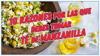 10 razones para tomar Té de Manzanilla  Cocina Delirante [upl. by Elyac]