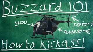 GTA online guides  How to fly the Buzzard like a pro [upl. by Aramat]